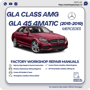 Mercedes GLA-Class AMG GLA 45 4MATIC Workshop Manual 2015-2019 PDF Download