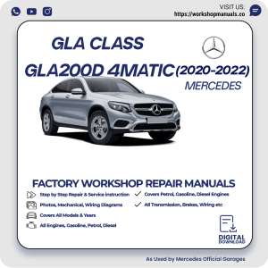 Mercedes GLA-Class GLA200d 4MATIC Workshop Manual 2020-2022 PDF Download