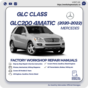 Mercedes GLC-Class GLC200 4MATIC Workshop Manual 2020-2022 PDF Download