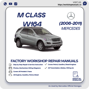 Mercedes M-Class W164 Workshop Repair Manual 2006-2011 PDF Download