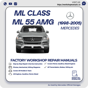 Mercedes ML-Class ML 55 AMG Workshop Repair Manual 1998-2005 PDF Download