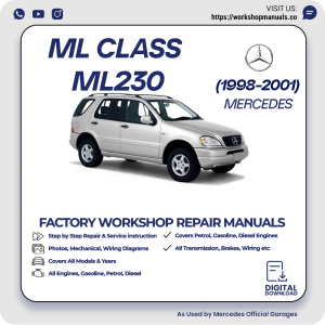 Mercedes ML-Class ML230 Workshop Repair Manual 1998-2001 PDF Download