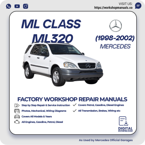 Mercedes ML-Class ML320 Workshop Repair Manual 1998-2002 PDF Download