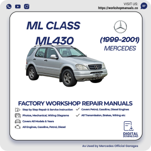 Mercedes ML-Class ML430 Workshop Repair Manual 1999-2001 PDF Download