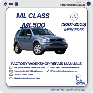 Mercedes ML-Class ML500 Workshop Repair Manual 2001-2005 PDF Download