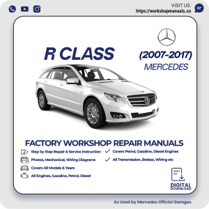 Mercedes R-Class Workshop Repair Manual 2007-2017 PDF Download