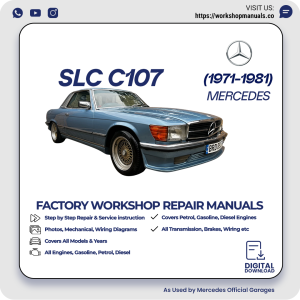 Mercedes SLC C107 Workshop Manual 1971-1981 PDF Download
