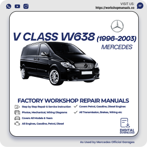 Mercedes V-Class W638 Workshop Manual 1996-2003 PDF Download