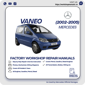 Mercedes Vaneo Workshop Manual 2002-2005 PDF Download