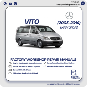 Mercedes Vito Workshop Repair Manual 2003-2014 PDF Download