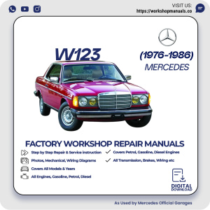 Mercedes W123 Workshop Manual 1976-1986 PDF Download