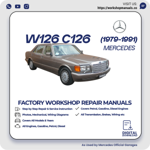 Mercedes W126 C126 Workshop Manual 1979-1991 PDF Download