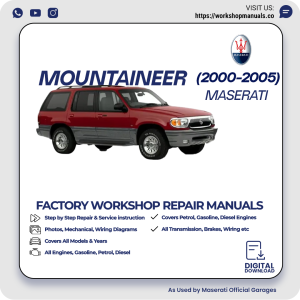 Mercury Mountaineer Workshop Manual 2000-2005 PDF Download