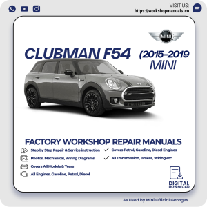 Mini Clubman F54 Workshop Manual 2015-2019 PDF Download