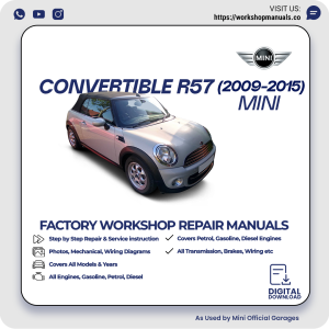 Mini Convertible R57 Workshop Manual 2009-2015 PDF Download