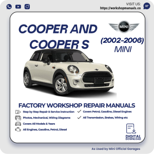 Mini Cooper and Cooper S Workshop Repair Manual PDF Download