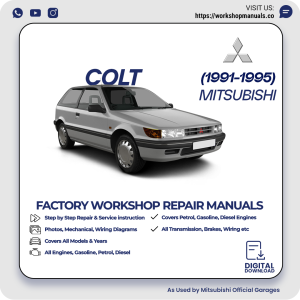 Mitsubishi Colt Workshop Manual 1991-1995 PDF Download