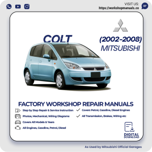 Mitsubishi Colt Workshop Manual 2002-2008 PDF Download