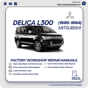 Mitsubishi Delica L300 Workshop Manual 1986-1994 PDF Download
