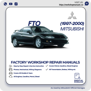 Mitsubishi FTO Workshop Manual 1997-2000 PDF Download