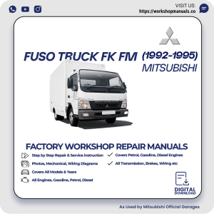 Mitsubishi Fuso Truck FK FM Workshop Manual 1992-1995 PDF Download