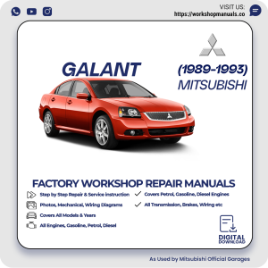 Mitsubishi Galant Workshop Manual 1989-1993 PDF Download