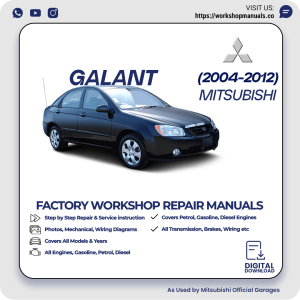 Mitsubishi Galant Workshop Manual 2004-2012 PDF Download