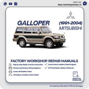 Mitsubishi Galloper Workshop Manual 1991-2004 PDF Download