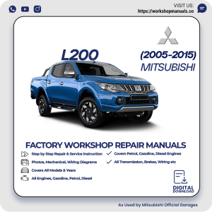 Mitsubishi L200 Workshop Manual 2005-2015 PDF Download