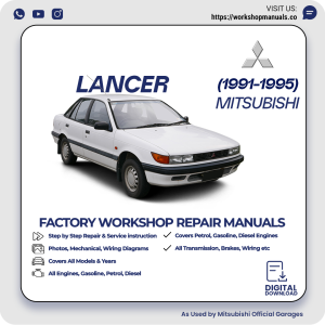 Mitsubishi Lancer Workshop Manual 1991-1995 PDF Download