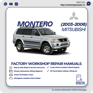 Mitsubishi Montero Workshop Manual 2003-2006 PDF Download