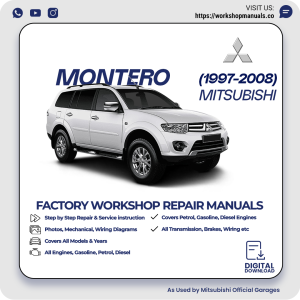 Mitsubishi Montero Sport Workshop Manual 1997-2008 PDF Download