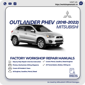 Mitsubishi Outlander PHEV Workshop Manual 2018-2022 PDF Download