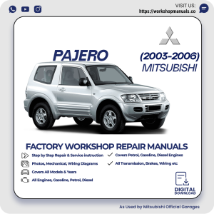 Mitsubishi Pajero Workshop Manual 2003-2006 PDF Download
