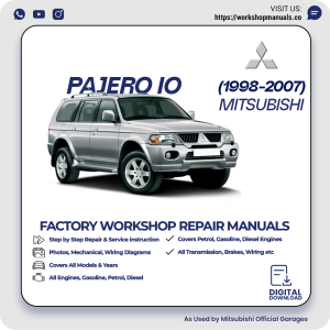 Mitsubishi Pajero IO Workshop Manual 1998-2007 PDF Download