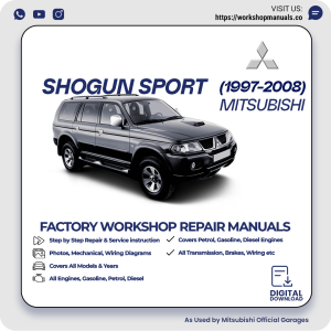 Mitsubishi Shogun Sport Workshop Manual 1997-2008 PDF Download