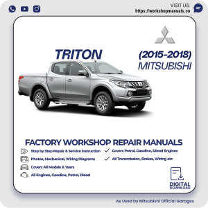 Mitsubishi Triton Workshop Manual 2015-2018 PDF Download