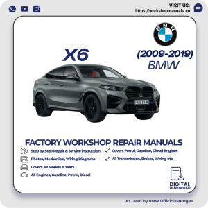BMW X6 Workshop Repair Manual PDF Download