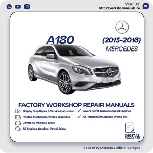 Mercedes A180 Workshop Repair Manual 2013-2016 PDF Download
