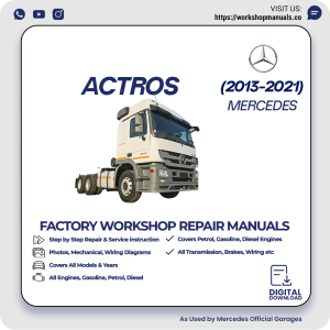 Mercedes Actros Workshop Repair Manual 2013-2021 PDF Download