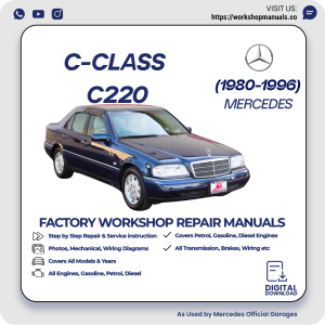 Mercedes C-Class C220 Workshop Repair Manual 1980-1996 PDF Download