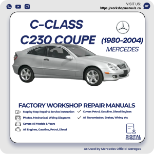Mercedes C-Class C230 Coupe Workshop Repair Manual 1980-2004 PDF Download