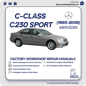 Mercedes C-Class C230 Sport Workshop Repair Manual 1993-2006 PDF Download