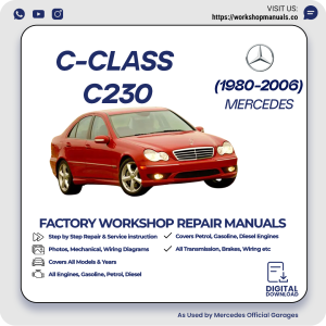 Mercedes C-Class C230 Workshop Repair Manual 1980-2006 PDF Download