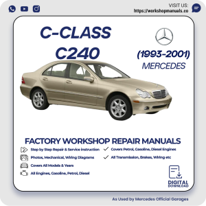 Mercedes C-Class C240 Workshop Repair Manual 1993-2001 PDF Download