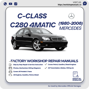 Mercedes C-Class C280 4Matic Workshop Repair Manual 1980-2006 PDF Download