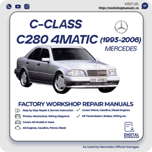 Mercedes C-Class C280 4Matic Workshop Repair Manual 1993-2006 PDF Download