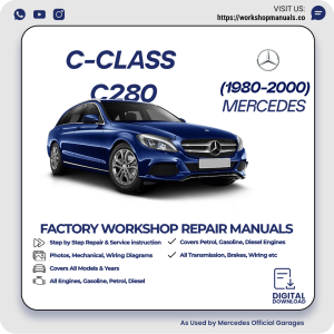 Mercedes C-Class C280 Workshop Repair Manual 1980-2000 PDF Download