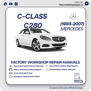 Mercedes C-Class C280 Workshop Repair Manual 1993-2007 PDF Download