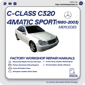 Mercedes C-Class C320 4Matic Workshop Repair Manual 1980-2003 PDF Download